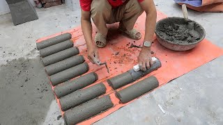 Amazing Ideas Build Beautiful Plant Pot From Plastic Pipe And Cement For You at Home - Cement Pot by Mixers Construction 507,402 views 4 years ago 13 minutes