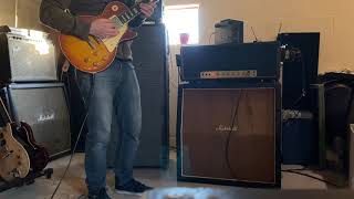 Gibson Les Paul Historic,, Solo-59 'PAF' pickup and a 1972 Marshall Super Lead