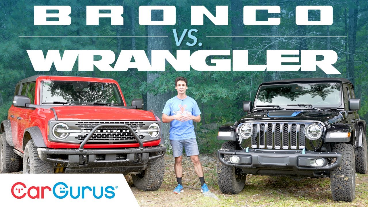 2021 Ford Bronco Vs Jeep Wrangler | CarGurus - YouTube