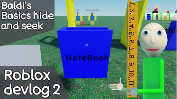 ROBLOX BBH&S Notebook Devlog | Roblox Baldi