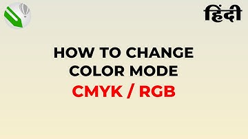 How To Change Color Mode In CorelDRAW | Hindi