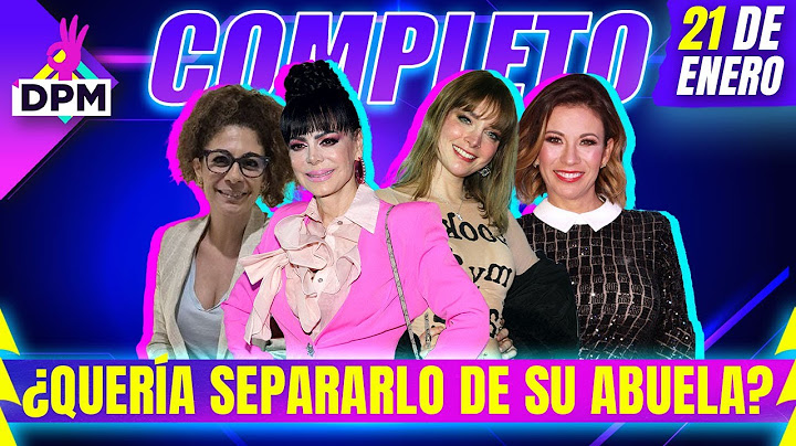 ¡Maribel Guardia DENUNCIA a la madre de su nieto! | De Primera Mano Completo | 21/01/2025