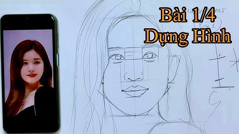 Hướng dẫn cách dựng hình vẽ chân dung không tua nhanh dễ hiểu Bài 1  /htart