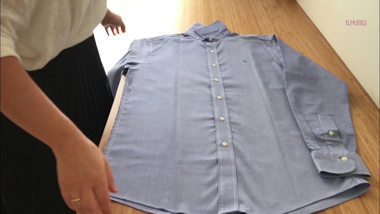 Cómo doblar camisa - YouTube
