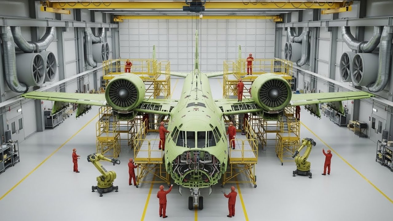 Inside a Military Aircraft Factory: Building the Legendary C-130 Hercules