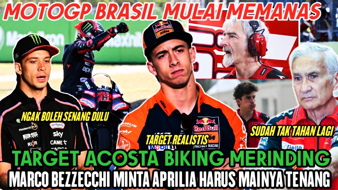 EMOSI🔴Tardossi sudah tau apa yg harus gigi lakukan, Bezz Minta Aprilia tenang, Acosta pasang badann