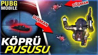 MUHTEŞEM KÖPRÜ PUSUSU / 6X SPRAY VURUŞ VE BİTİRİŞ /  PUBG MOBILE ERANGEL GAMEPLAY