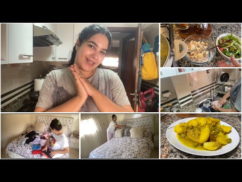روتين يوم السبت محفز كلو نشاط تنظيف و ترتيب الدار و طيبت معاكم غذائي