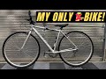 First Time riding a bike in over a year! | FUJI Forza Gravel Bike Conversion