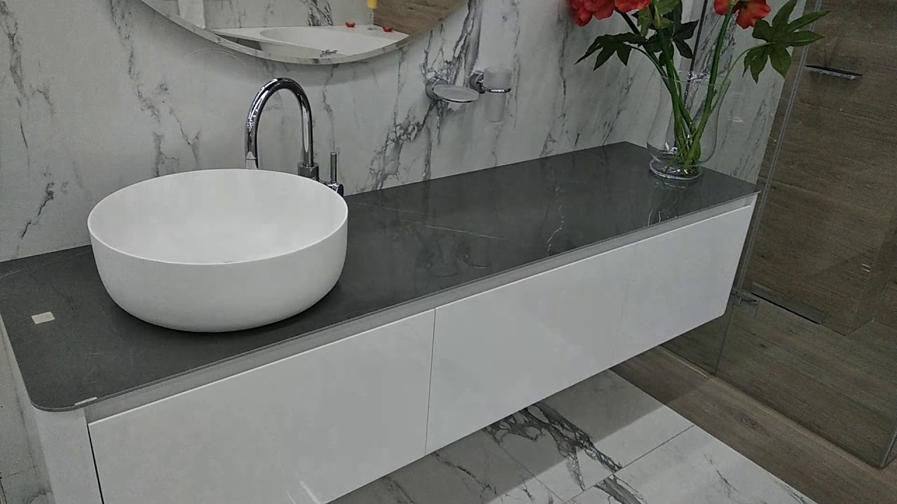 Devit Linea 0025144W тумба 1800 з матовою раковиною з штучного каменю ...