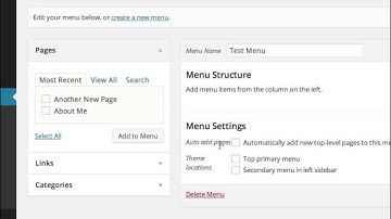 Working with Wordpress Menus