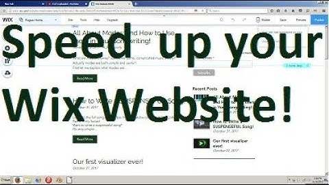 How to SPEED up your wix website (fast and easy!)
