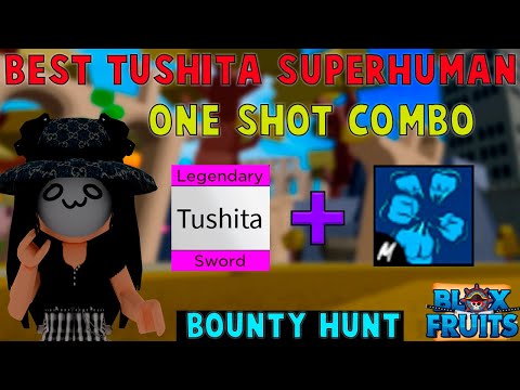 IMPRESSIONEI com COMBO INFINITO de TUSHITA no Blox fruits