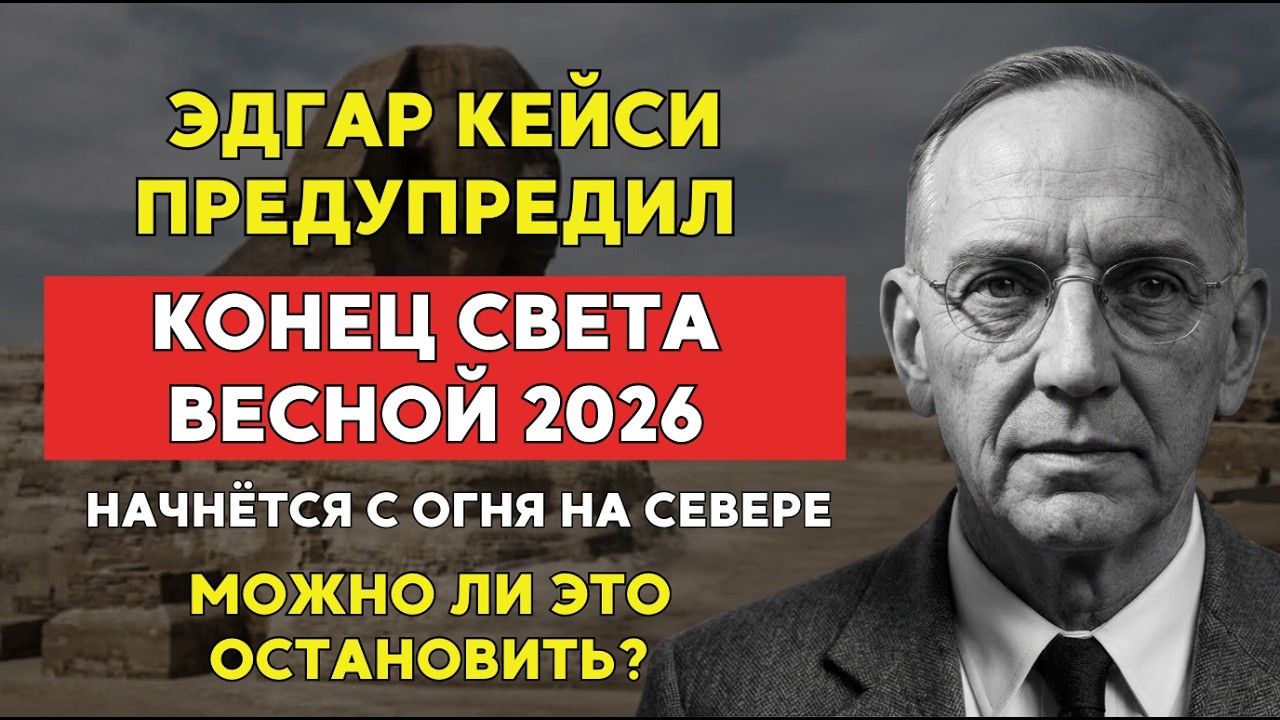 СЕНСАЦИЯ! Эдгар Кейси видел КОНЕЦ РОССИИ и всего МИРА!
