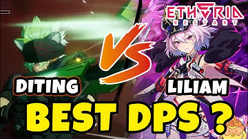 Diting Vs Liliam - Best Single DPS Comparison | Etheria Restart