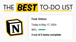 Build a Notion To-do List with Progress Bar & Stats (+ Template)