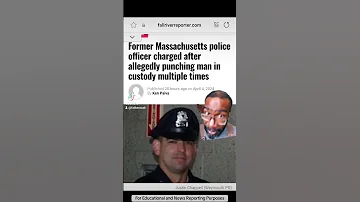 Ex-Massachusetts Cop charged with excessive force #shorts #massachusetts #acab #1312