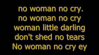 Video thumbnail of "Bob Marley - no woman no cry (Lyrics)"