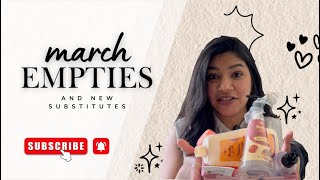 Empties: March | Summer skincare update #empties #marchend 