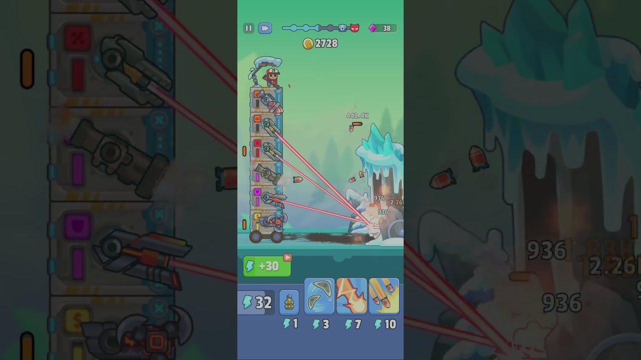 Best Tower Setup to Beat Level 29 FRROZEN WILDS in TOWER DESTINY SURVIVE