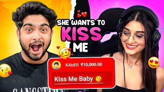 I Asked @PAYALGAMING for a Kiss on Livestream 🥶