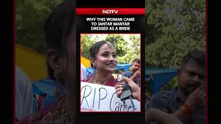 CJP Protest: Why This Woman Came to Jantar Mantar Dressed as a Bride