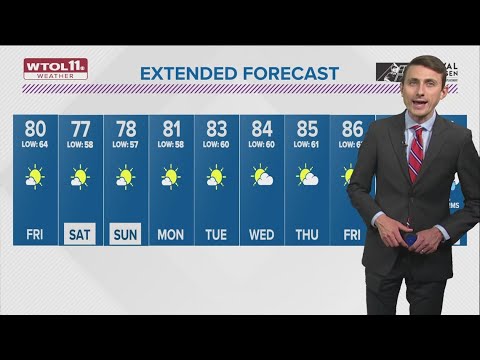 Dry, mild Thursday evening, turning cooler and breezy Friday | WTOL 11 ...
