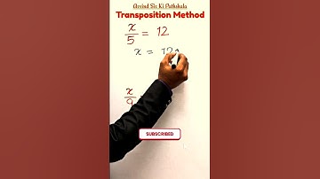💯💯अब Algebra 😱 होगा आसान 🔥 #transposition method #ssc cgl maths