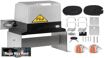 VEVOR Sliding Gate Opener AC600 1400Lbs with 2 Remote Controls Move Speed