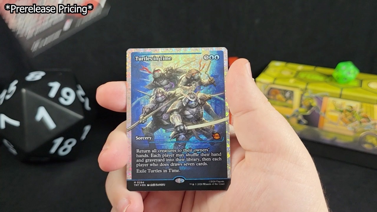 MASSIVE FRACTURED HIT to start off this TMNT Collector Box! MTG Teenage Mutant Ninja Turtle (TMNT)!