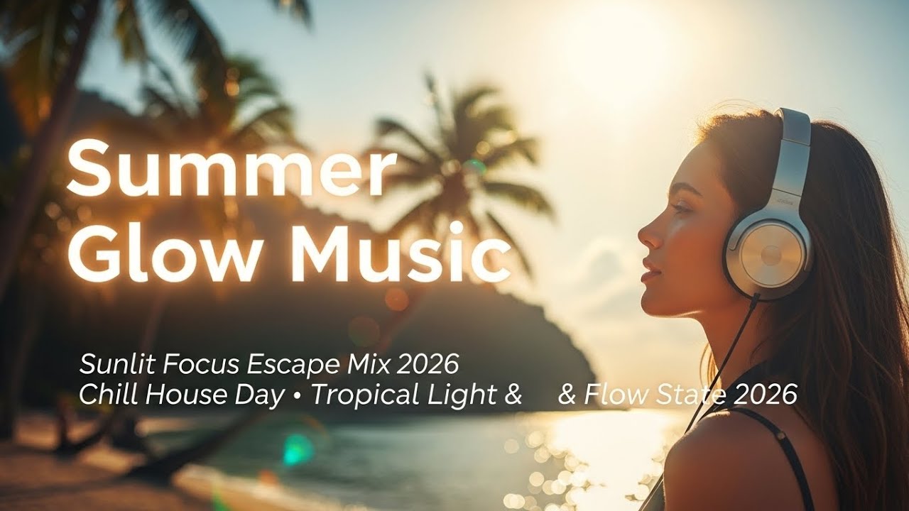 Sunlit Focus Escape Mix 2026 🍓 Chill House Day • Tropical Light & Flow State 2026 