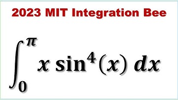 Solving integral from 2023 MIT Integration Bee | MIT Integration Bee