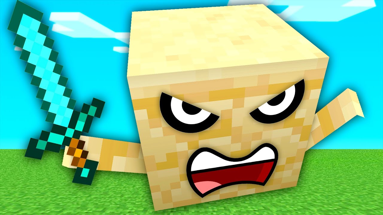 LOS BLOQUES ATACAN!? 😲🤣 | Minecraft