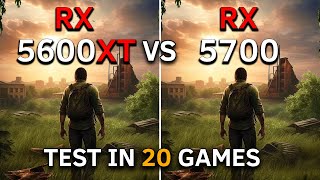 RX 5600 XT vs RX 5700 | Test In 20 Games at 1080p | 2023