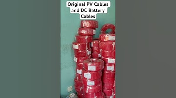 Original PV and Battery cables #solarenergy #sunshine #renewableenergy #greenenergy #inverter