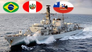 ¿Qué País tiene la Mejor Marina de Latinoamérica? Brasil, Chile o Perú.