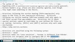 How to config php.ini