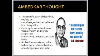 Dr ambedkar (modern indian political thought)