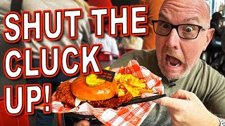 Attempting the 'Shut The Cluck Up'! Nashville Hot Chicken Sandwich at Hattie B's