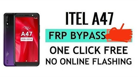 ITel L5505_A47 Frp Bypass Google Account Remove Without PC