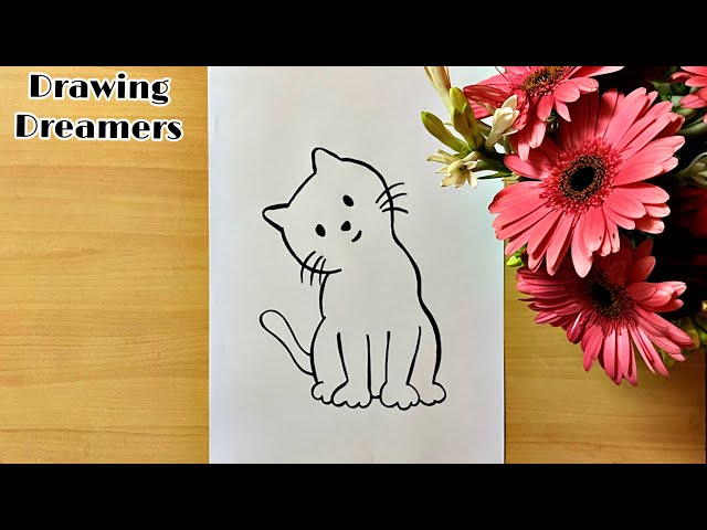 How to draw angry cat! Follow me on instagram! #drawing #cat