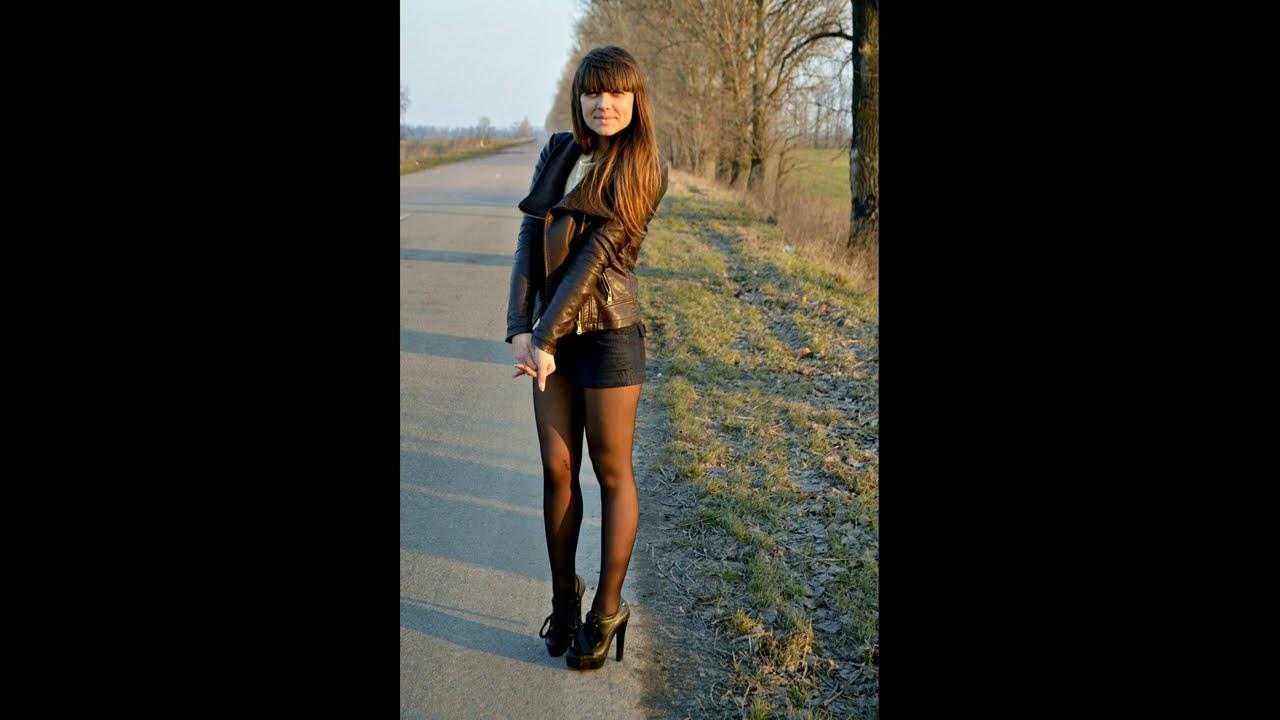 Красивые девушки, короткие юбки, чулки и высокие каблуки.Sexy Girls 13 ...