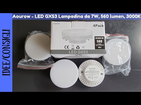 IDEE E CONSIGLI - Come collegare e rendere Smart una lampadina LED con attacco GX53 7W della AOUROW