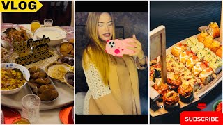 I posted my first Ramadan vlog♥️.. We all went out to eat.