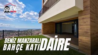 Spacious Ground Floor Apartment with Sea View in Kusadasi City Center Apartment for Sale in Kus