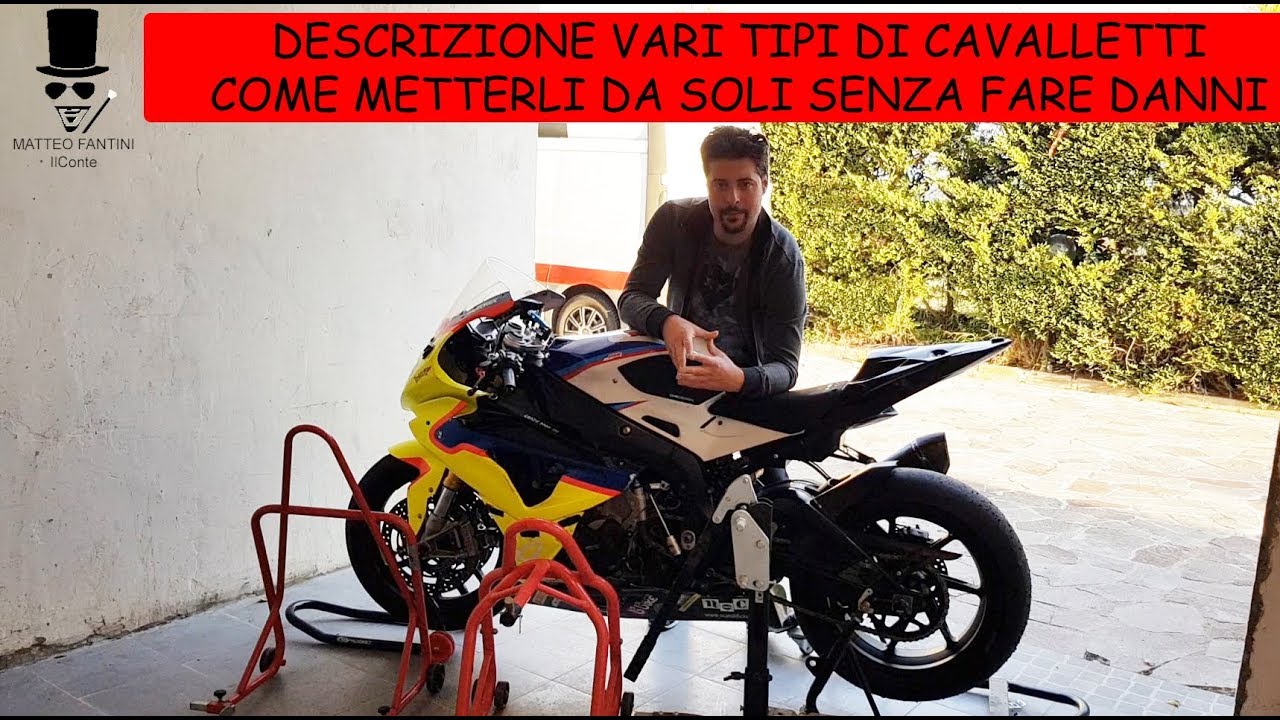 Cavalletto Anteriore Alzamoto Winnet Per Yamaha Tracer 900 ABS GT – Manutenzione E Stazionamento Sicuro