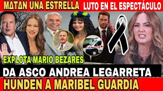 LUTO EN EL ESPECTÁCULO-SALE LO PEOR ANDREA LEGARRETA-MARIBEL GUARDIA TUNDEADA-EXPLOTA MARIO BEZARES