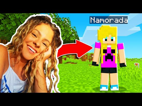 PRIMEIRA VEZ DA MINHA NAMORADA no MINECRAFT !!