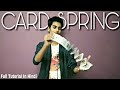 Card spring  tutorial