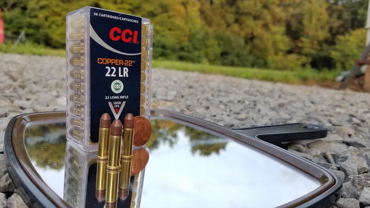 Cci Copper 22 Trick Shot Swinging Penny Backwards YouTube
